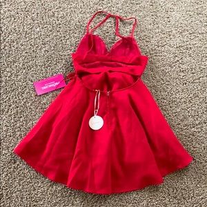 PromGirl Dresses - Short Red Strappy Back Dress PromGirl Dresses - Short Red Strappy Back Dress